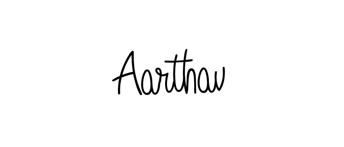 The best way (Angelique-Rose-font-FFP) to make a short signature is to pick only two or three words in your name. The name Aarthav include a total of six letters. For converting this name. Aarthav signature style 5 images and pictures png