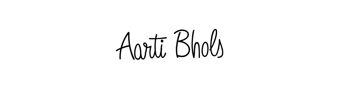 Make a beautiful signature design for name Aarti Bhols. Use this online signature maker to create a handwritten signature for free. Aarti Bhols signature style 5 images and pictures png