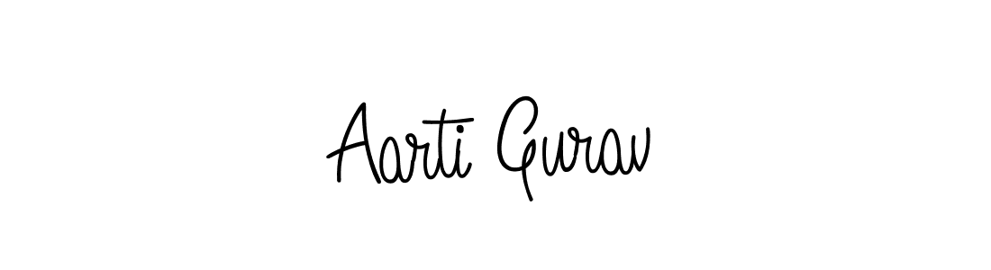 Create a beautiful signature design for name Aarti Gurav. With this signature (Angelique-Rose-font-FFP) fonts, you can make a handwritten signature for free. Aarti Gurav signature style 5 images and pictures png