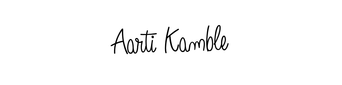 How to make Aarti Kamble signature? Angelique-Rose-font-FFP is a professional autograph style. Create handwritten signature for Aarti Kamble name. Aarti Kamble signature style 5 images and pictures png