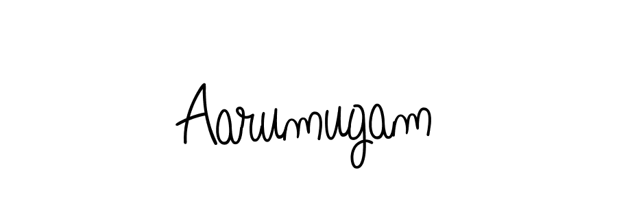 Make a beautiful signature design for name Aarumugam. With this signature (Angelique-Rose-font-FFP) style, you can create a handwritten signature for free. Aarumugam signature style 5 images and pictures png