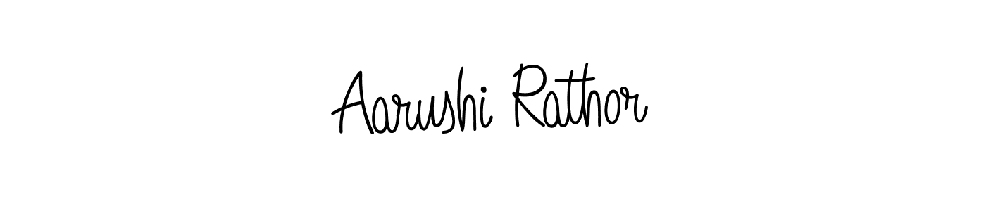 Aarushi Rathor stylish signature style. Best Handwritten Sign (Angelique-Rose-font-FFP) for my name. Handwritten Signature Collection Ideas for my name Aarushi Rathor. Aarushi Rathor signature style 5 images and pictures png