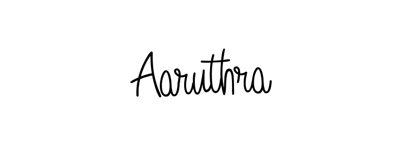 Use a signature maker to create a handwritten signature online. With this signature software, you can design (Angelique-Rose-font-FFP) your own signature for name Aaruthra. Aaruthra signature style 5 images and pictures png