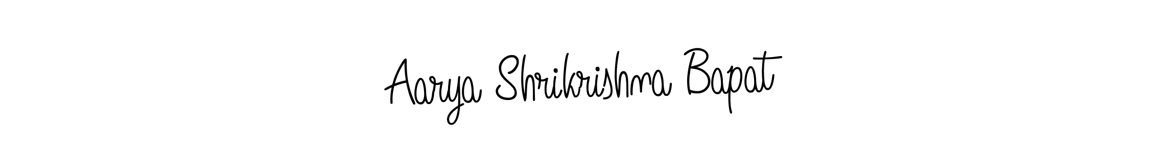 It looks lik you need a new signature style for name Aarya Shrikrishna Bapat. Design unique handwritten (Angelique-Rose-font-FFP) signature with our free signature maker in just a few clicks. Aarya Shrikrishna Bapat signature style 5 images and pictures png