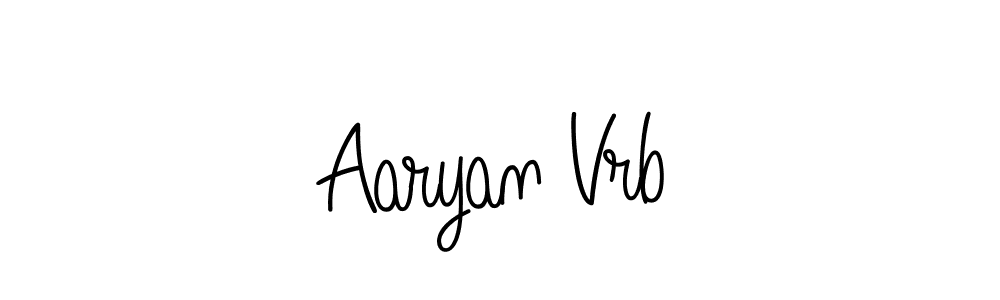 How to make Aaryan Vrb signature? Angelique-Rose-font-FFP is a professional autograph style. Create handwritten signature for Aaryan Vrb name. Aaryan Vrb signature style 5 images and pictures png