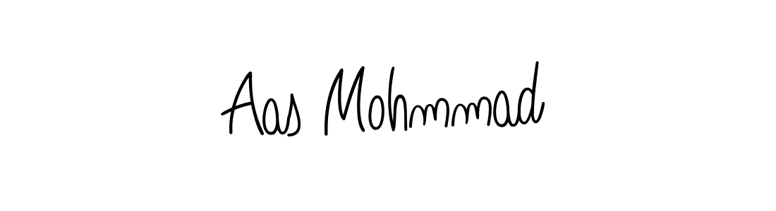 How to make Aas Mohmmad name signature. Use Angelique-Rose-font-FFP style for creating short signs online. This is the latest handwritten sign. Aas Mohmmad signature style 5 images and pictures png