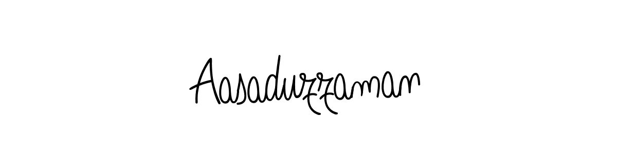 Make a beautiful signature design for name Aasaduzzaman. Use this online signature maker to create a handwritten signature for free. Aasaduzzaman signature style 5 images and pictures png
