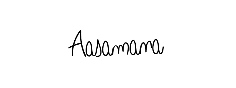 How to make Aasamana signature? Angelique-Rose-font-FFP is a professional autograph style. Create handwritten signature for Aasamana name. Aasamana signature style 5 images and pictures png