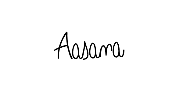 Also we have Aasana name is the best signature style. Create professional handwritten signature collection using Angelique-Rose-font-FFP autograph style. Aasana signature style 5 images and pictures png