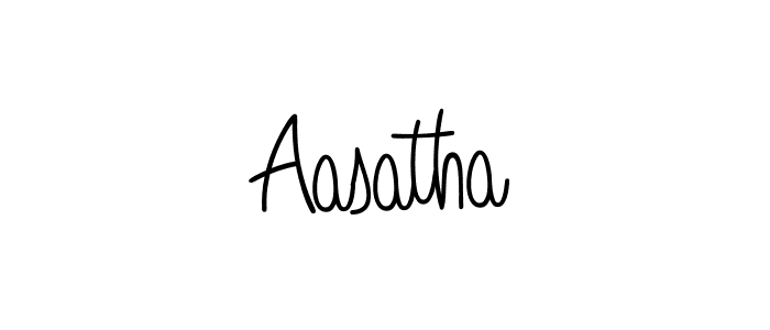 How to make Aasatha signature? Angelique-Rose-font-FFP is a professional autograph style. Create handwritten signature for Aasatha name. Aasatha signature style 5 images and pictures png