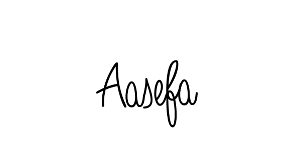 You should practise on your own different ways (Angelique-Rose-font-FFP) to write your name (Aasefa) in signature. don't let someone else do it for you. Aasefa signature style 5 images and pictures png