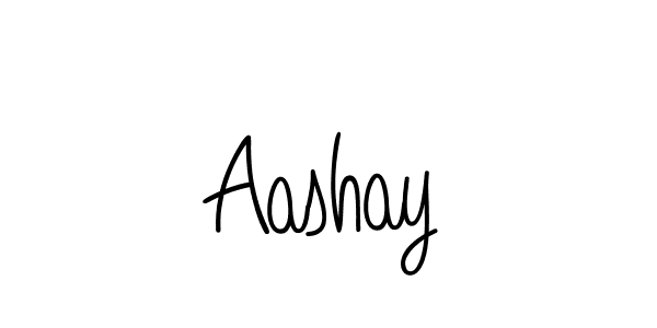 You should practise on your own different ways (Angelique-Rose-font-FFP) to write your name (Aashay) in signature. don't let someone else do it for you. Aashay signature style 5 images and pictures png