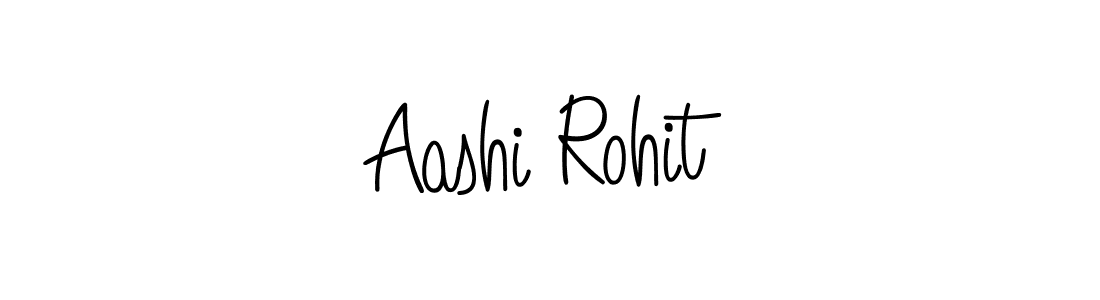 Aashi Rohit stylish signature style. Best Handwritten Sign (Angelique-Rose-font-FFP) for my name. Handwritten Signature Collection Ideas for my name Aashi Rohit. Aashi Rohit signature style 5 images and pictures png