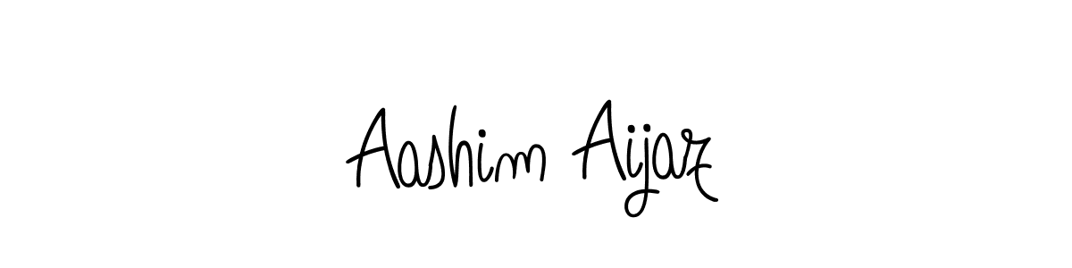 Create a beautiful signature design for name Aashim Aijaz. With this signature (Angelique-Rose-font-FFP) fonts, you can make a handwritten signature for free. Aashim Aijaz signature style 5 images and pictures png