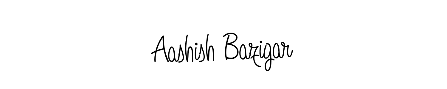 Design your own signature with our free online signature maker. With this signature software, you can create a handwritten (Angelique-Rose-font-FFP) signature for name Aashish Bazigar. Aashish Bazigar signature style 5 images and pictures png