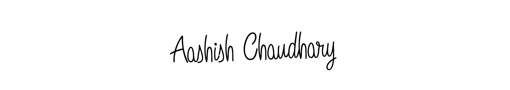 Also we have Aashish Chaudhary name is the best signature style. Create professional handwritten signature collection using Angelique-Rose-font-FFP autograph style. Aashish Chaudhary signature style 5 images and pictures png