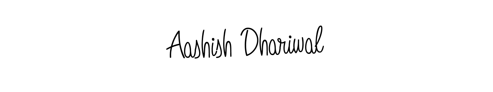 Also we have Aashish Dhariwal name is the best signature style. Create professional handwritten signature collection using Angelique-Rose-font-FFP autograph style. Aashish Dhariwal signature style 5 images and pictures png