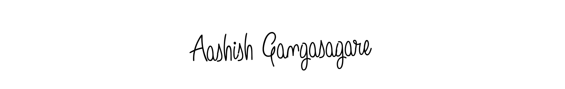 Also we have Aashish Gangasagare name is the best signature style. Create professional handwritten signature collection using Angelique-Rose-font-FFP autograph style. Aashish Gangasagare signature style 5 images and pictures png