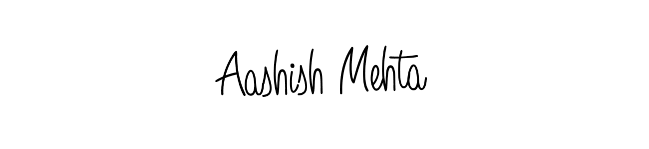 Make a beautiful signature design for name Aashish Mehta. With this signature (Angelique-Rose-font-FFP) style, you can create a handwritten signature for free. Aashish Mehta signature style 5 images and pictures png