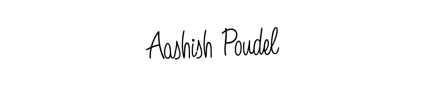 How to Draw Aashish Poudel signature style? Angelique-Rose-font-FFP is a latest design signature styles for name Aashish Poudel. Aashish Poudel signature style 5 images and pictures png