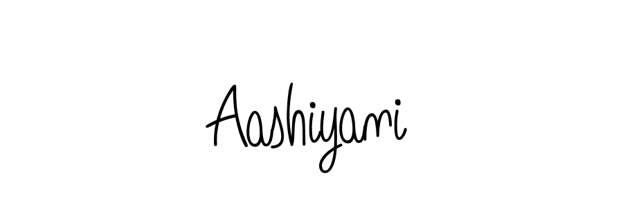 You should practise on your own different ways (Angelique-Rose-font-FFP) to write your name (Aashiyani) in signature. don't let someone else do it for you. Aashiyani signature style 5 images and pictures png