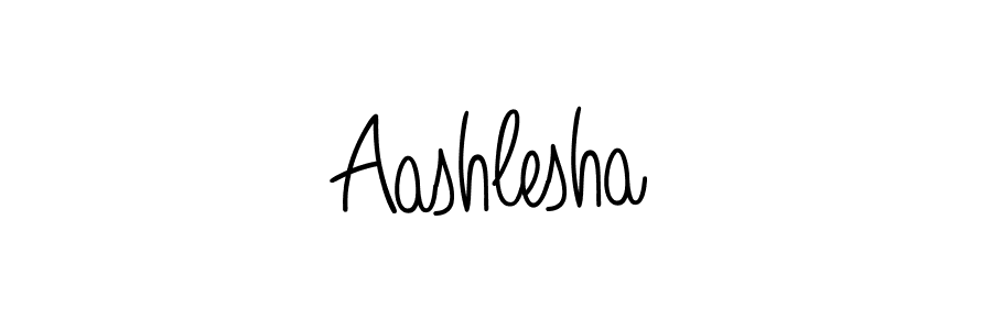 Use a signature maker to create a handwritten signature online. With this signature software, you can design (Angelique-Rose-font-FFP) your own signature for name Aashlesha. Aashlesha signature style 5 images and pictures png