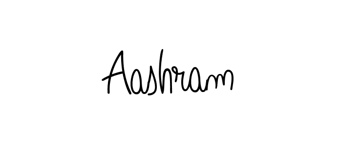 How to make Aashram name signature. Use Angelique-Rose-font-FFP style for creating short signs online. This is the latest handwritten sign. Aashram signature style 5 images and pictures png