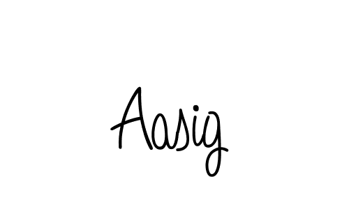 Make a beautiful signature design for name Aasig. With this signature (Angelique-Rose-font-FFP) style, you can create a handwritten signature for free. Aasig signature style 5 images and pictures png