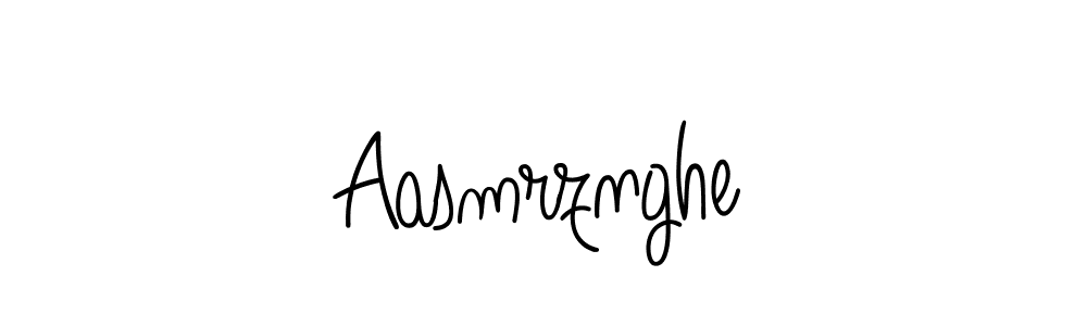 Aasmrznghe stylish signature style. Best Handwritten Sign (Angelique-Rose-font-FFP) for my name. Handwritten Signature Collection Ideas for my name Aasmrznghe. Aasmrznghe signature style 5 images and pictures png