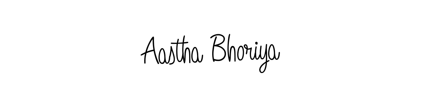 How to make Aastha Bhoriya signature? Angelique-Rose-font-FFP is a professional autograph style. Create handwritten signature for Aastha Bhoriya name. Aastha Bhoriya signature style 5 images and pictures png