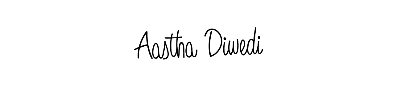 You should practise on your own different ways (Angelique-Rose-font-FFP) to write your name (Aastha Diwedi) in signature. don't let someone else do it for you. Aastha Diwedi signature style 5 images and pictures png