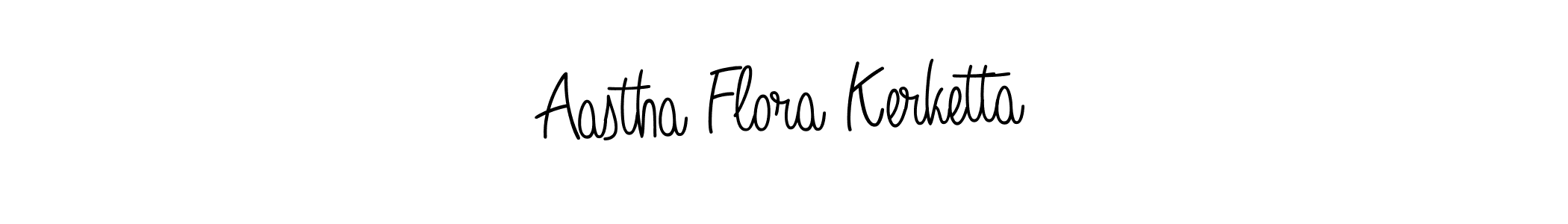 The best way (Angelique-Rose-font-FFP) to make a short signature is to pick only two or three words in your name. The name Aastha Flora Kerketta include a total of six letters. For converting this name. Aastha Flora Kerketta signature style 5 images and pictures png