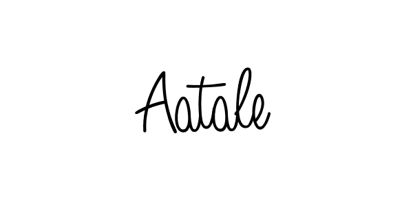 How to make Aatale signature? Angelique-Rose-font-FFP is a professional autograph style. Create handwritten signature for Aatale name. Aatale signature style 5 images and pictures png