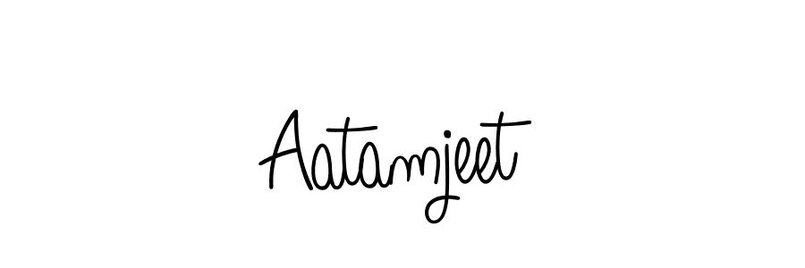 It looks lik you need a new signature style for name Aatamjeet. Design unique handwritten (Angelique-Rose-font-FFP) signature with our free signature maker in just a few clicks. Aatamjeet signature style 5 images and pictures png