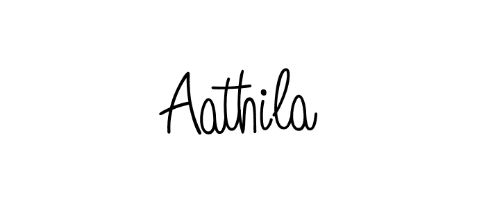 How to make Aathila name signature. Use Angelique-Rose-font-FFP style for creating short signs online. This is the latest handwritten sign. Aathila signature style 5 images and pictures png