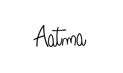 Make a beautiful signature design for name Aatma. Use this online signature maker to create a handwritten signature for free. Aatma signature style 5 images and pictures png