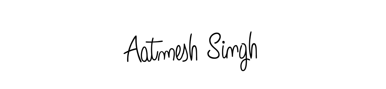 Best and Professional Signature Style for Aatmesh Singh. Angelique-Rose-font-FFP Best Signature Style Collection. Aatmesh Singh signature style 5 images and pictures png