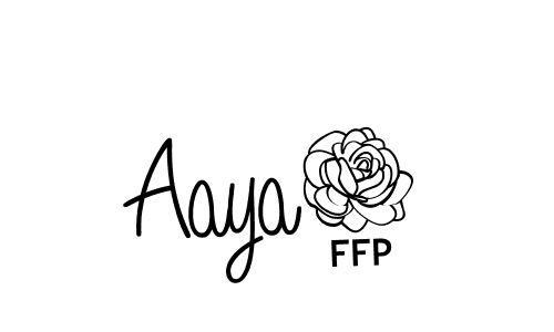 if you are searching for the best signature style for your name Aaya3. so please give up your signature search. here we have designed multiple signature styles  using Angelique-Rose-font-FFP. Aaya3 signature style 5 images and pictures png