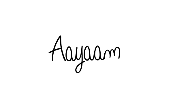 The best way (Angelique-Rose-font-FFP) to make a short signature is to pick only two or three words in your name. The name Aayaam include a total of six letters. For converting this name. Aayaam signature style 5 images and pictures png