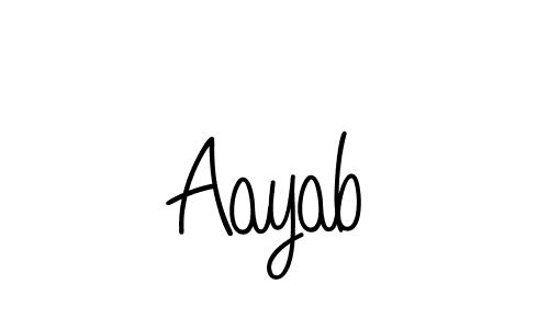 Make a short Aayab signature style. Manage your documents anywhere anytime using Angelique-Rose-font-FFP. Create and add eSignatures, submit forms, share and send files easily. Aayab signature style 5 images and pictures png