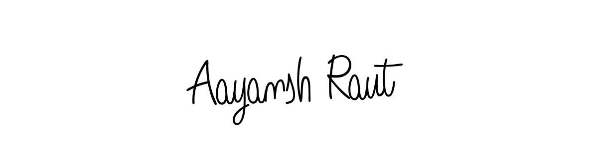 How to make Aayansh Raut signature? Angelique-Rose-font-FFP is a professional autograph style. Create handwritten signature for Aayansh Raut name. Aayansh Raut signature style 5 images and pictures png
