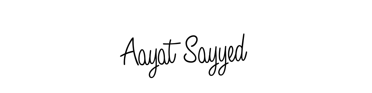 Best and Professional Signature Style for Aayat Sayyed. Angelique-Rose-font-FFP Best Signature Style Collection. Aayat Sayyed signature style 5 images and pictures png