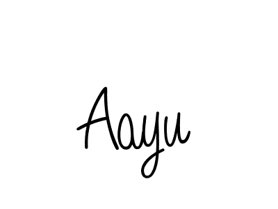 Make a beautiful signature design for name Aayu. With this signature (Angelique-Rose-font-FFP) style, you can create a handwritten signature for free. Aayu signature style 5 images and pictures png