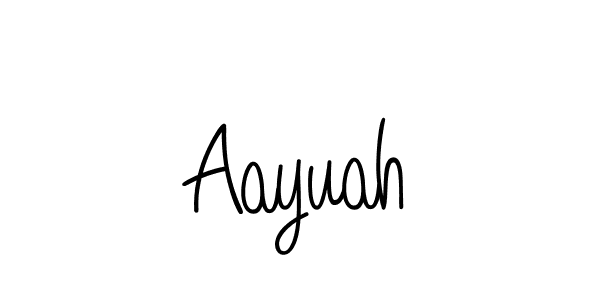 Also we have Aayuah name is the best signature style. Create professional handwritten signature collection using Angelique-Rose-font-FFP autograph style. Aayuah signature style 5 images and pictures png