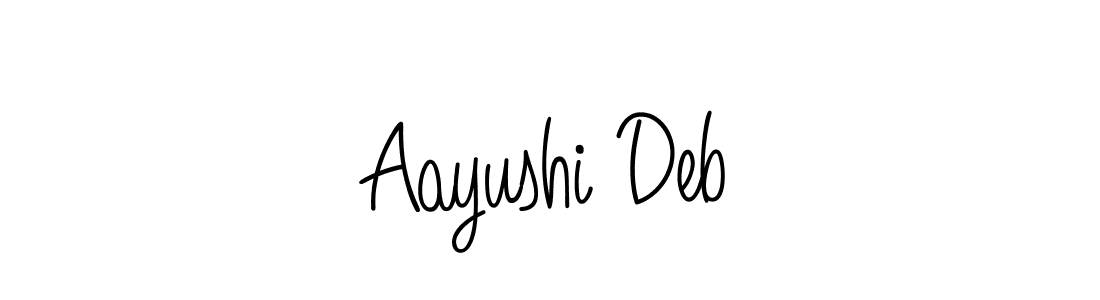 Make a beautiful signature design for name Aayushi Deb. Use this online signature maker to create a handwritten signature for free. Aayushi Deb signature style 5 images and pictures png