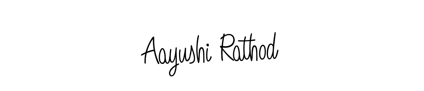 Make a short Aayushi Rathod signature style. Manage your documents anywhere anytime using Angelique-Rose-font-FFP. Create and add eSignatures, submit forms, share and send files easily. Aayushi Rathod signature style 5 images and pictures png