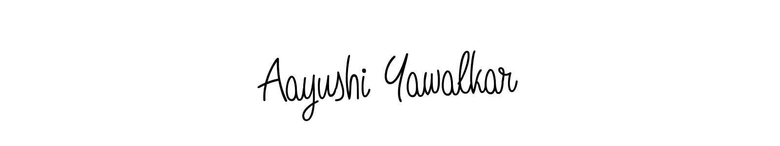 How to make Aayushi Yawalkar signature? Angelique-Rose-font-FFP is a professional autograph style. Create handwritten signature for Aayushi Yawalkar name. Aayushi Yawalkar signature style 5 images and pictures png