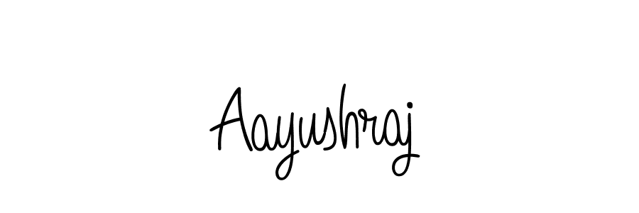 How to make Aayushraj name signature. Use Angelique-Rose-font-FFP style for creating short signs online. This is the latest handwritten sign. Aayushraj signature style 5 images and pictures png