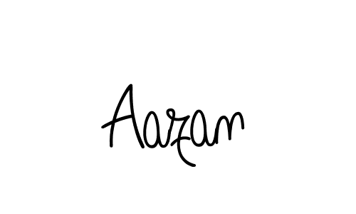 Make a beautiful signature design for name Aazan. Use this online signature maker to create a handwritten signature for free. Aazan signature style 5 images and pictures png