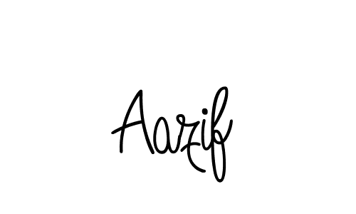 Design your own signature with our free online signature maker. With this signature software, you can create a handwritten (Angelique-Rose-font-FFP) signature for name Aazif. Aazif signature style 5 images and pictures png